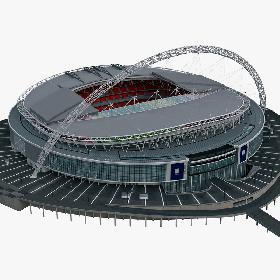 Low Poly Soccer Stadium ( Wembley )
